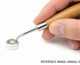 Wooden Curved Burnisher Bezel Setting Stone Set Tool