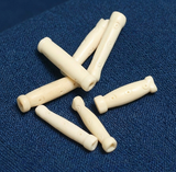 20 Pcs, 1 Inch Tube Bone Beads