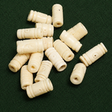 50 Pcs, 0.5 Inch Bone Beads