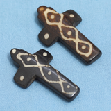 10 Pcs Cross Bone Pendants 57x11mm