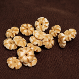 100 Pcs Donut Bone Beads 11mm