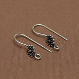 92.5 Sterling Silver Ethnic Ear wire