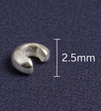 92.5 Sterling Silver Crimp Cover