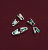 92.5 Sterling Silver 1.5mm Light Cord Ends