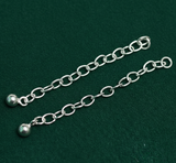 92.5 Sterling Silver Ball Chain Extension