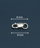 92.5 Sterling Silver Lobster Clasps