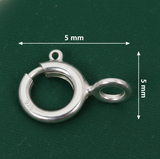 92.5 Sterling 5mm Silver Spring Ring