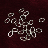92.5 Sterling Silver 6x4mm Oval Open Jump Rings