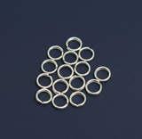 92.5 Sterling Silver Split Rings