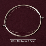 92.5 Sterling Silver 0.8mm Wire (1 Meter)