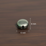 92.5 Sterling Silver Flat Round Bead 6mm