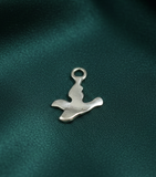 92.5 Sterling Silver Soaring Bird Charm Mix Size