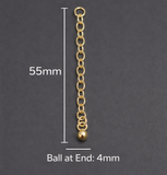 Sterling Silver Ball Chain Extender