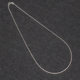 92.5 Sterling Silver Flat Link Chain