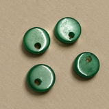 8mm Flat Onyx with Hole on Top