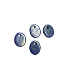 8x10mm Flat Oval Stone with Hole on Top