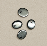 8x10mm Flat Oval Stone with Hole on Top
