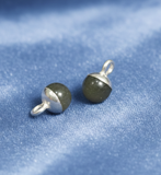 6mm Labrodorite Bead with 925 Sterling Silver Loop