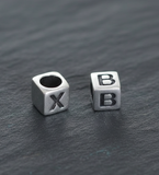 Sterling Silver Alphabet B Bead
