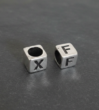 Sterling Silver F Bead