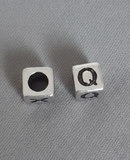 Sterling Silver Q Bead
