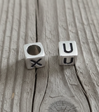 Sterling Silver U Bead