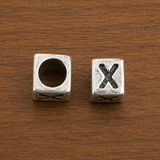 Sterling Silver X Bead