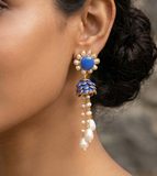 Designer Beaded Pearl Pacchi Earring