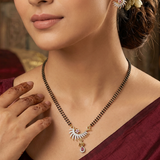 Black Chain AD Mangalsutra For Women