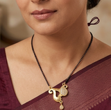 Black Chain AD Mangalsutra For Women