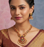 Sanskriti Temple Necklace Set