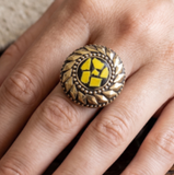 Designer Tibetan Finger Rings Multicolor