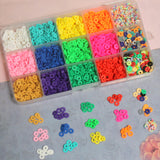 15 Colors Eco-Friendly Flat Round Handmade Polymer Clay Beads, for DIY Jewelry Crafts Supplies 6mm