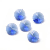 10 Pcs, 10x5mm, Glass Rhinestone Faceted Charms