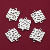 26x19x1.5mm, Alloy Links connectors Rectangle Antique Silver