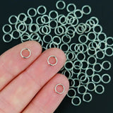 Brass Rhodium Plated Jump rings