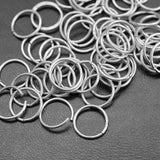 Brass Rhodium Plated Jump rings