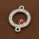 19.5mm Alloy Rhinestone Links Connectors