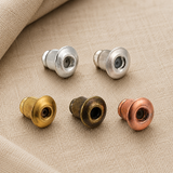 50 Pcs, 5x5mm, Brass Ear Nuts, Earring Backs, Bullet, Mixed Color