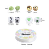 8/0 Glass Seed Beads Acrylic Beads & Elastic Thread