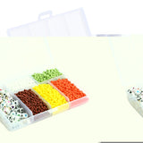 8/0 Glass Seed Beads Acrylic Beads & Elastic Thread