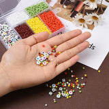 8/0 Glass Seed Beads Acrylic Beads & Elastic Thread