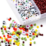 8/0 Glass Seed Beads Acrylic Beads & Elastic Thread