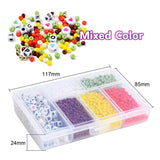 8/0 Glass Seed Beads Acrylic Beads & Elastic Thread