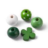 80Pcs Natural Wooden Beads & Jute Cord DIY Pendant Kit