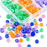 265Pcs 15 Style Acrylic Big Hole European Imitation Beads