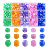 265Pcs 15 Style Acrylic Big Hole European Imitation Beads