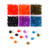 360Pcs 6x5mm Transparent Acrylic Bicone Beads