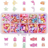 Craft Style Acrylic Beads Mixed Shapes 13.5x7x3cm