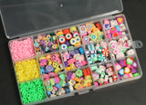 15 Style Handmade Polymer Clay Beads for DIY Jewelry Crafts Supplies 6x1mm